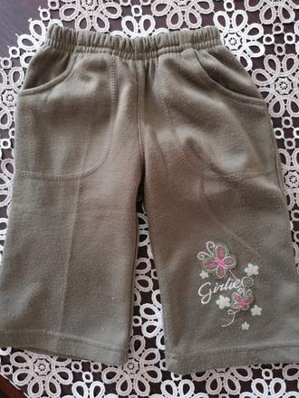 Dievčenské teplákove nohavice 68(4-6m), 68