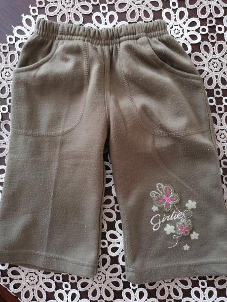 Dievčenské teplákove nohavice 68(4-6m), 68