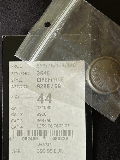 Tmavomodrý kabát zn.cinque č.44 vlna a kašmír, 44