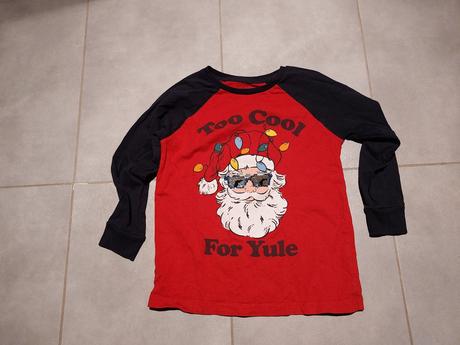 Vianočné tričko so santom next 8-9r, next,134