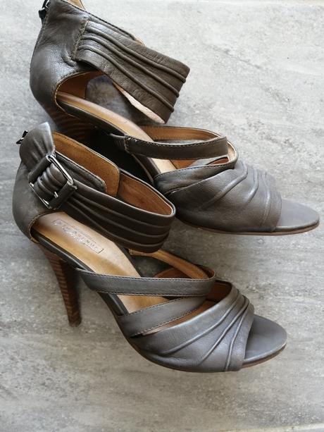 Celkož. sandále 5th avenue v38, vd24,5, 10cm opät, 38