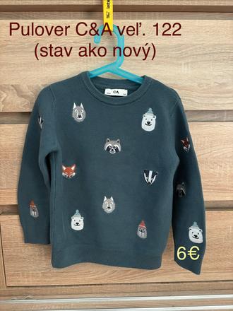 Pulover c&a veľ. 122, c&a,122