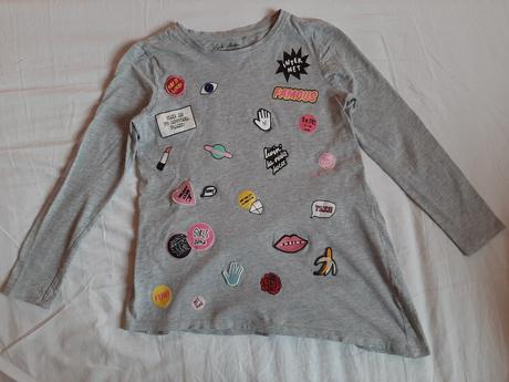 Tričko reserved, šikmý strih, na 9 r., reserved,134