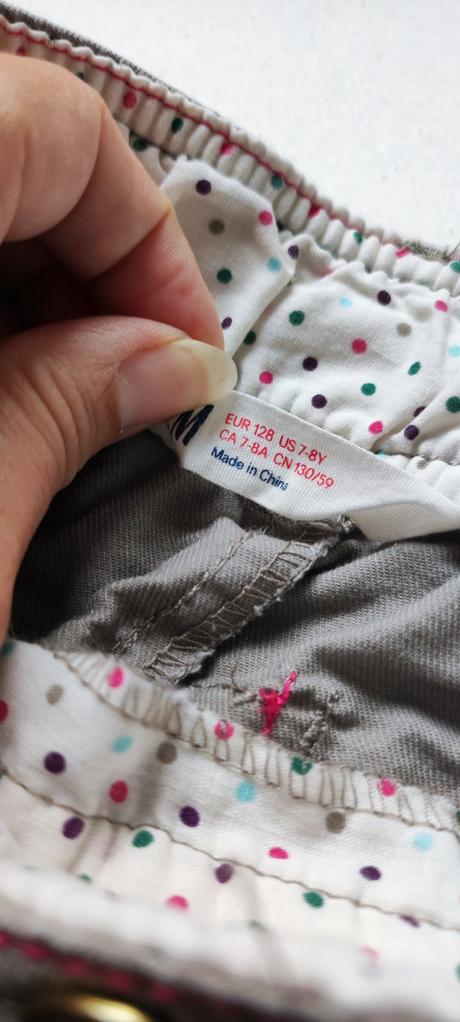 Tenké nohavice, h&m,128