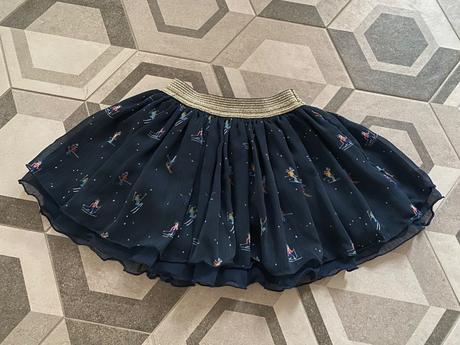 Lindex vianocna suknicka s lyziarmi, lindex,92