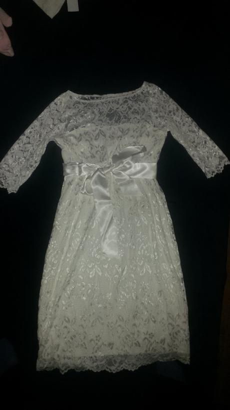 Spoločenské / svadobné šaty - aj pre tehotné, l