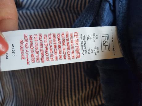 Bavlnené kraťasky - top stav, f&f,92