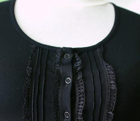 Čierny tričkosvetrík claudia sträter veľ.42, xl