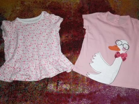 Tričká s krátkym rukávom 2kusy, 62