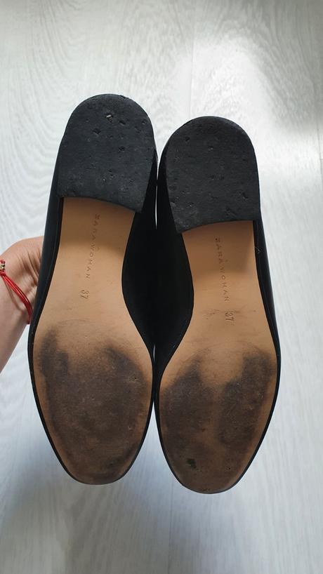 Kožené topánky zara, zara,37