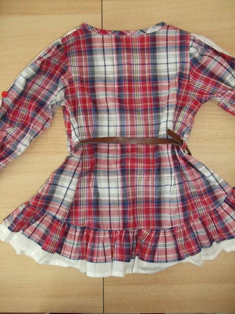 Károvaná tunika s opaskom zn. matalan, matalan,80