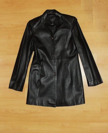 Kožený kabátik, s