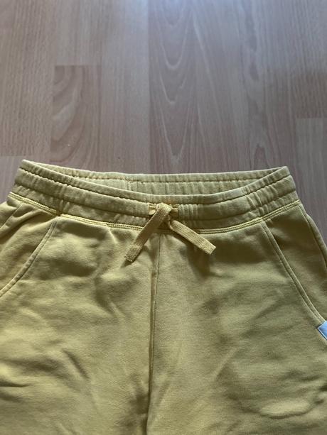 Žlté bavlnené kraťasy benetton xs/s, benetton,s