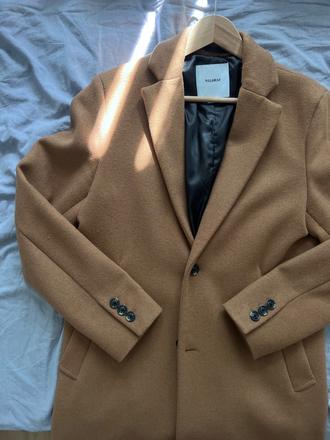 Hnedy kabat, pull&bear,m