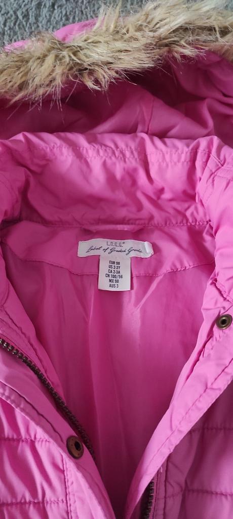Zimná predĺžená bunda, h&m,98