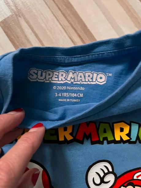 Veľ. 104 nintendo 2020 krásne super mario tričko, disney,104