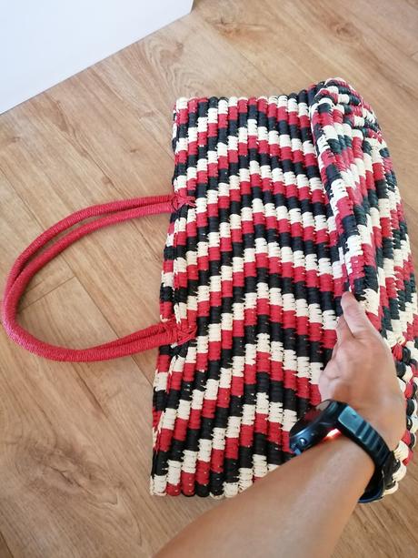 Zara pletená kabelka/taška, zara