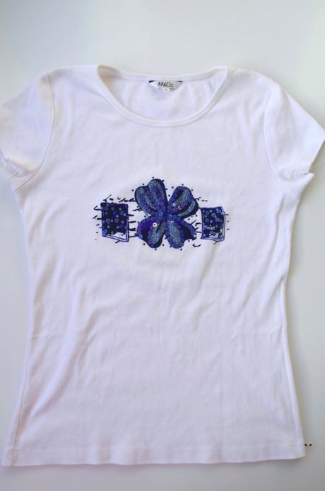 Tričko s flitrami, m&co,s