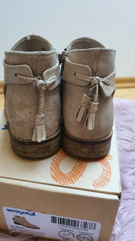 Kožené čižmy, mayoral,27