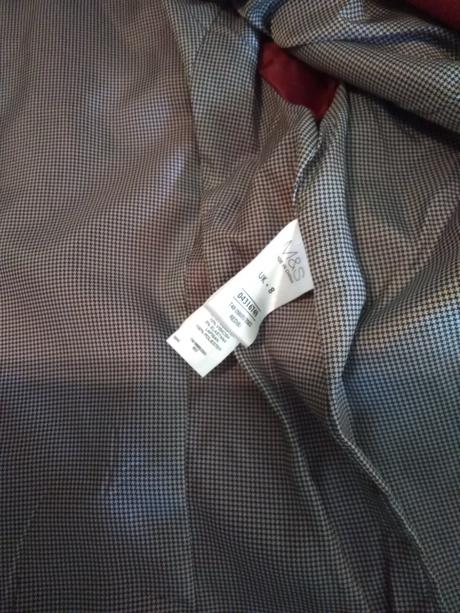 Elegantný zimný kabát, marks & spencer,36