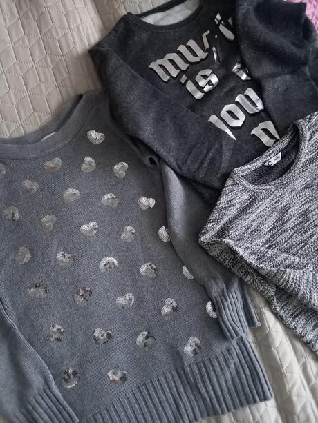 Pulóvre s pončom, h&m,146