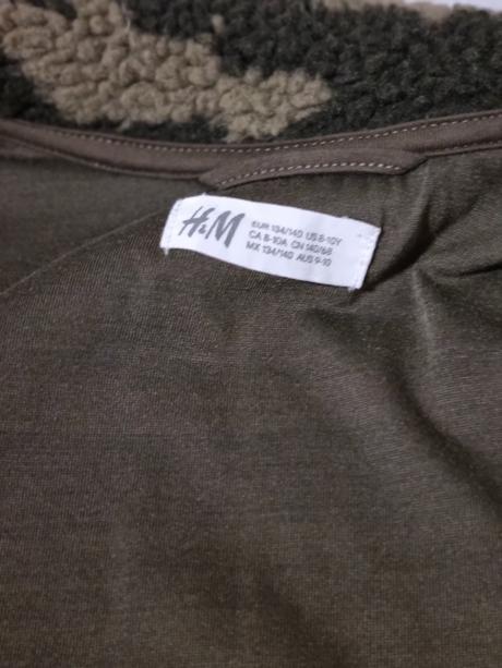 Hrubšia mikina/bundička, h&m,134