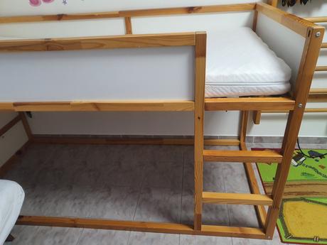 Detská obojstranná posteľ kura ikea, šírka (cm): 90,dĺžka (cm): 200