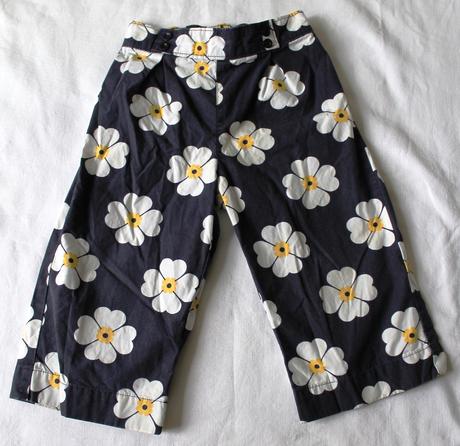 Kvetinkové nohavice, gap,80