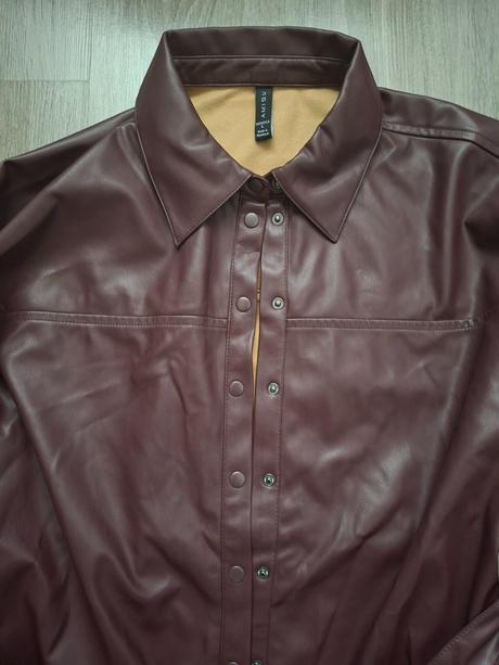 Koženkový blejzer, amisu,l