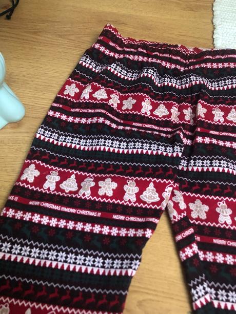 Detské vianočné leginy/ perníčkové leginy, reserved,164