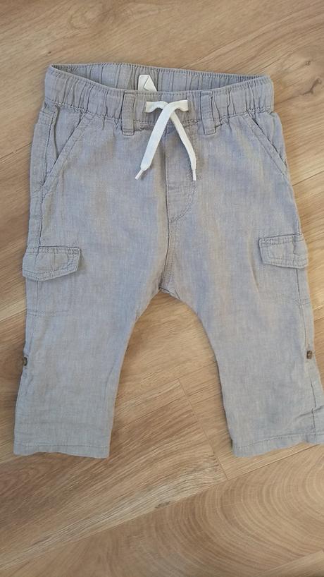 Lanove nohavice h&m+kosela, h&m,92