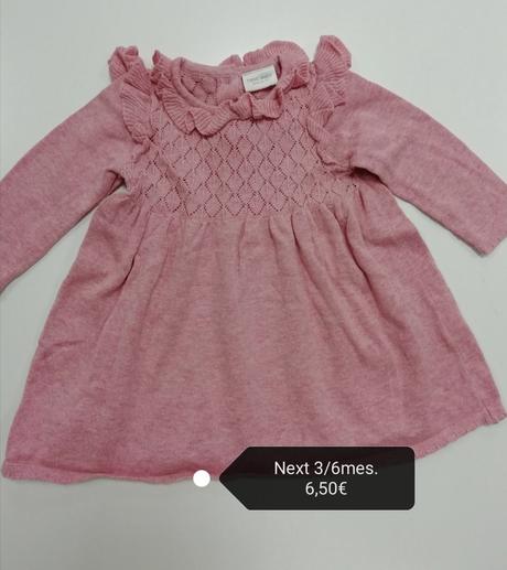 Pletené svetríkové šaty, next,68