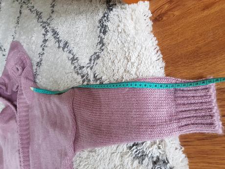 Kabátový dlhý sveter s kapucňou, m