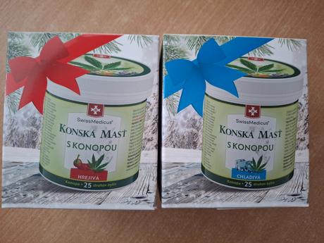 Konská masť hrejivá a chladivá vianočná,
