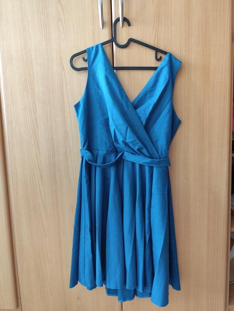 Modré šaty, xl