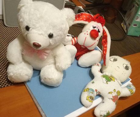 Plyšáci, látková bábika, 