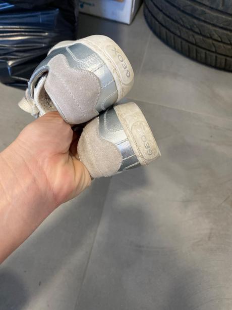 Geox strieborné tenisky, geox,28