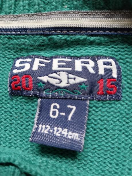 Pletený pulóver sfera 6-7 rokov, 122