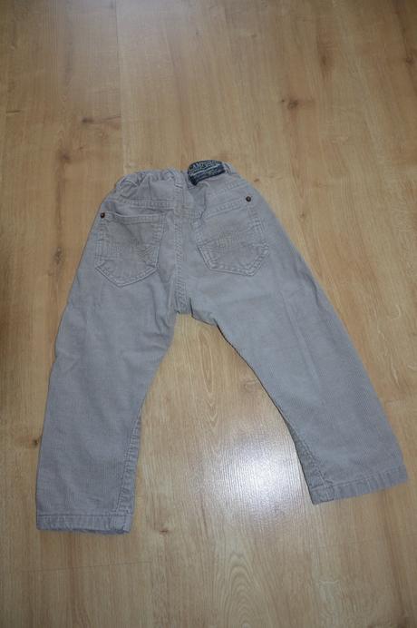 Menčestrové nohavice 1,5r.-2r., lindex,92