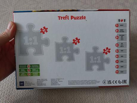 Puzzle labková patrila 30ks trefl, 