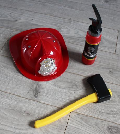 Prilba + príslušenstvo pre hasiča,