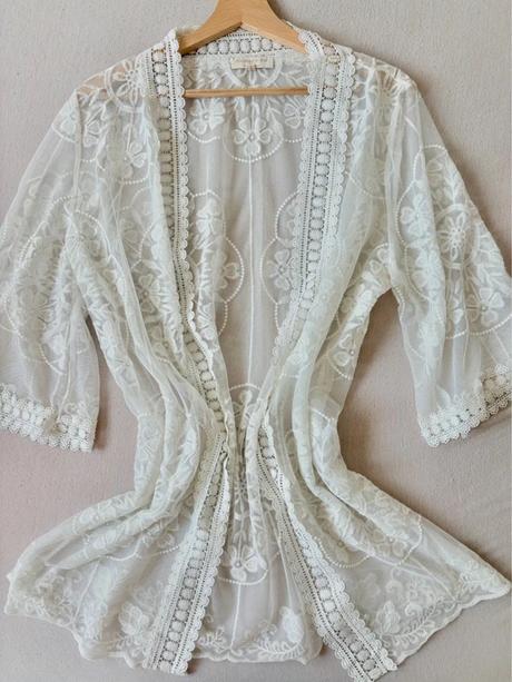 Čipkový prehoz na plavky, f&f,m