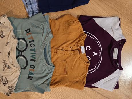 Tričká 6 ks zara, h&m, zara,104