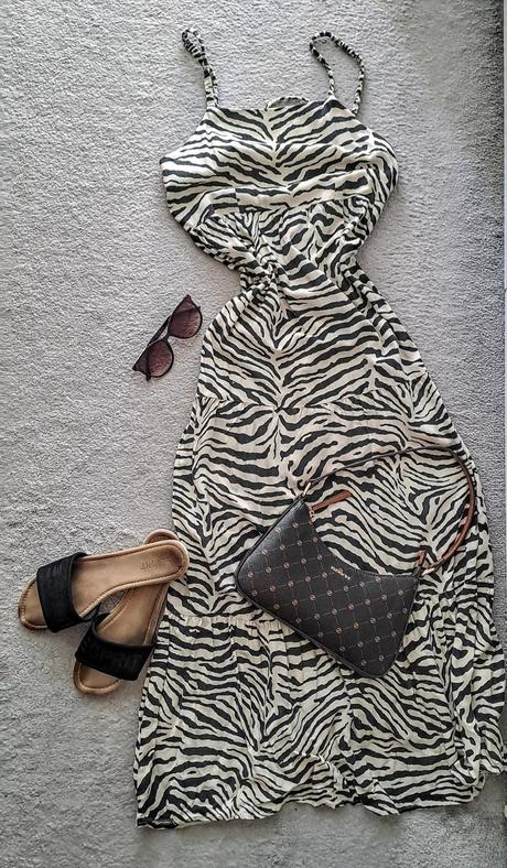 Dlhe letne saty terranova, vel. m (38), viskoza, terranova,m
