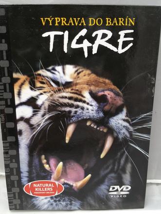 Tigre - predátory zblízka, dvd s knižočkou, 