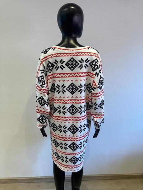 Dámska tunika so zimným vzorom (uni), l / m / xl