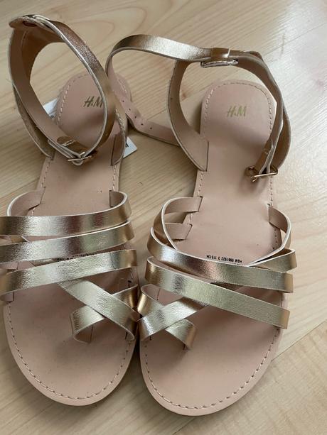 Letné sandalky vel.37, h&m,37