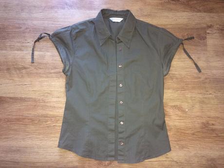 Khaki bluzka, topshop,38