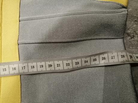 Žltošedé šaty bellabarnett vs-m, s