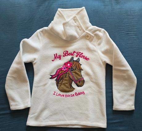 Predám  dievčenskú mikinu zn. polomino, 110